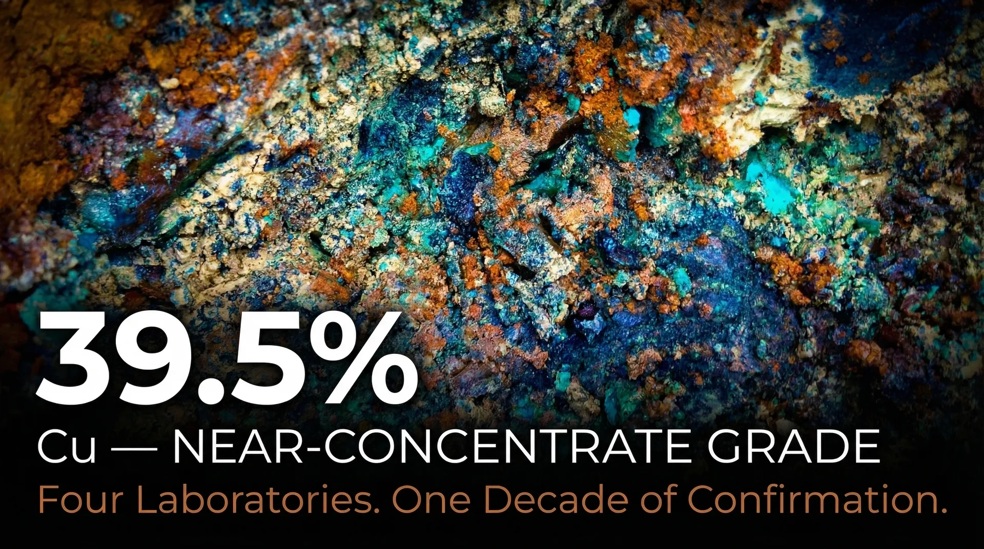 Copper — 36.58% Cu, Ostrea Dec 2024